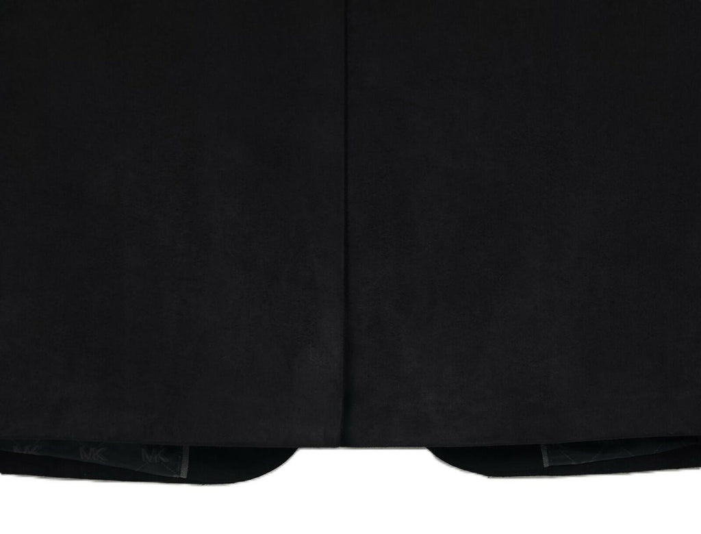 Michael Kors Men's Classic Fit Notch Lapel Faux Suede Sport Coat kent black