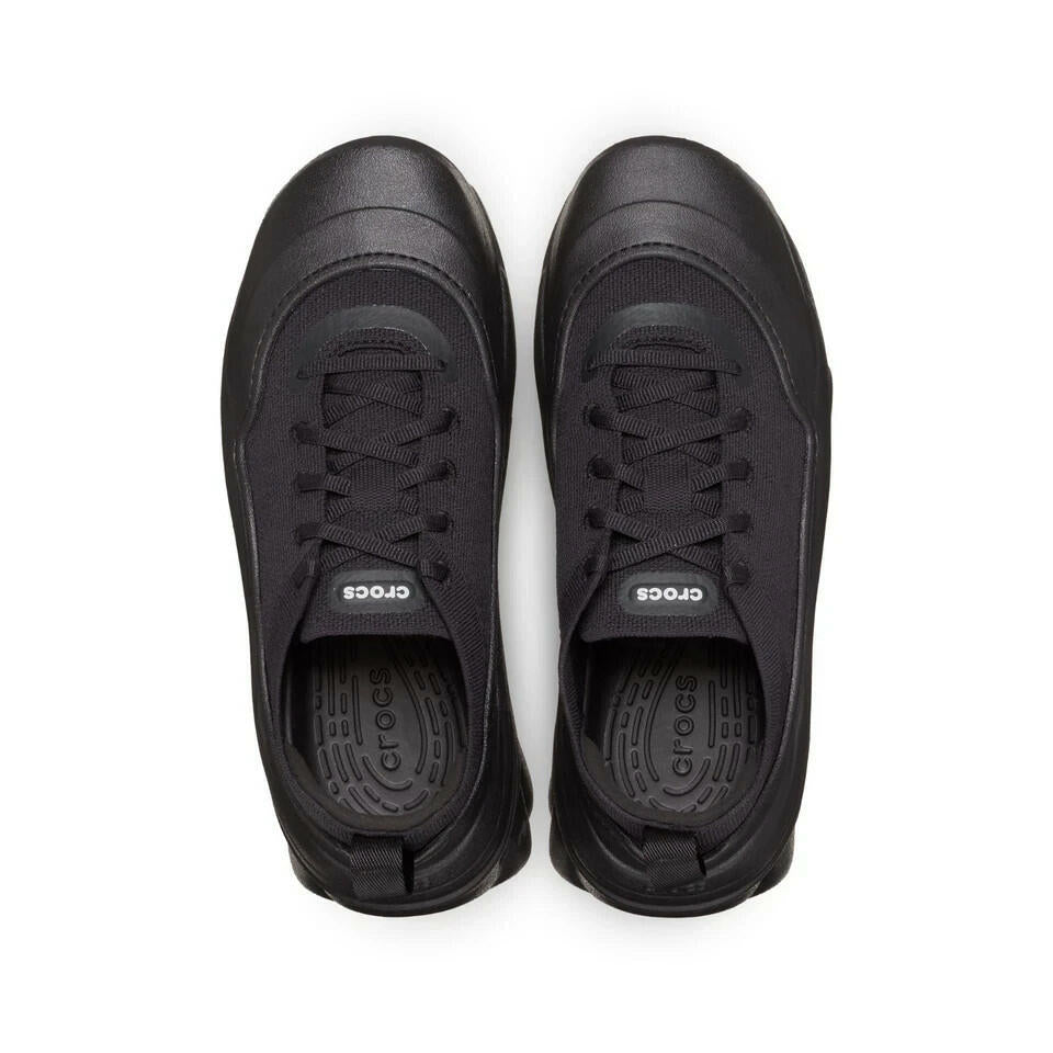 Unisex CROCS MENS ECHO SURGE TRUFFLE /MULTI SLIP ON SHOES black