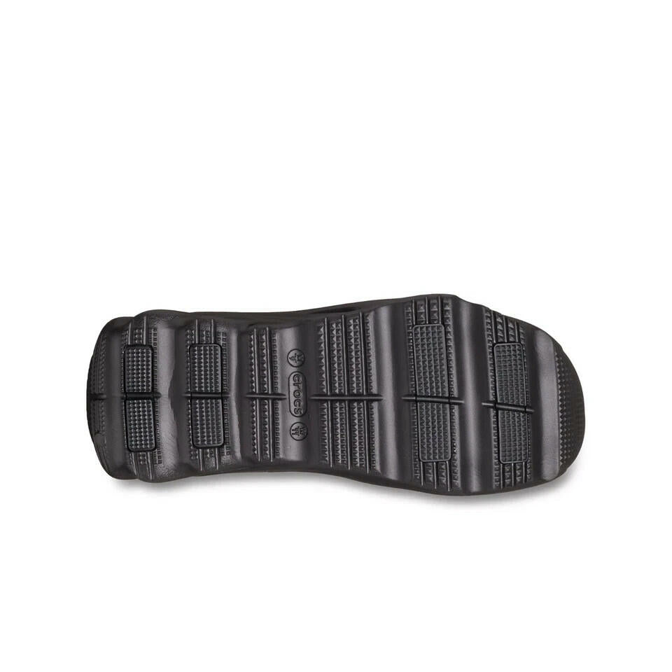 Unisex CROCS MENS ECHO SURGE TRUFFLE /MULTI SLIP ON SHOES black
