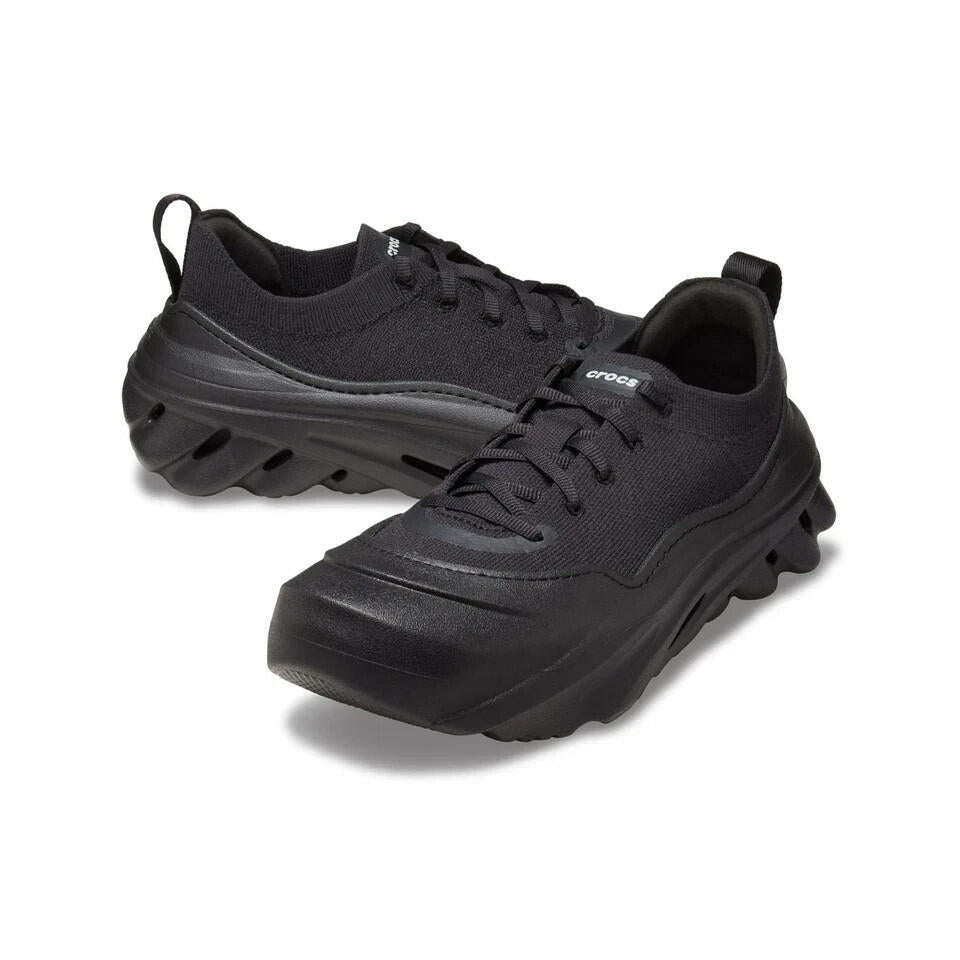 Unisex CROCS MENS ECHO SURGE TRUFFLE /MULTI SLIP ON SHOES black