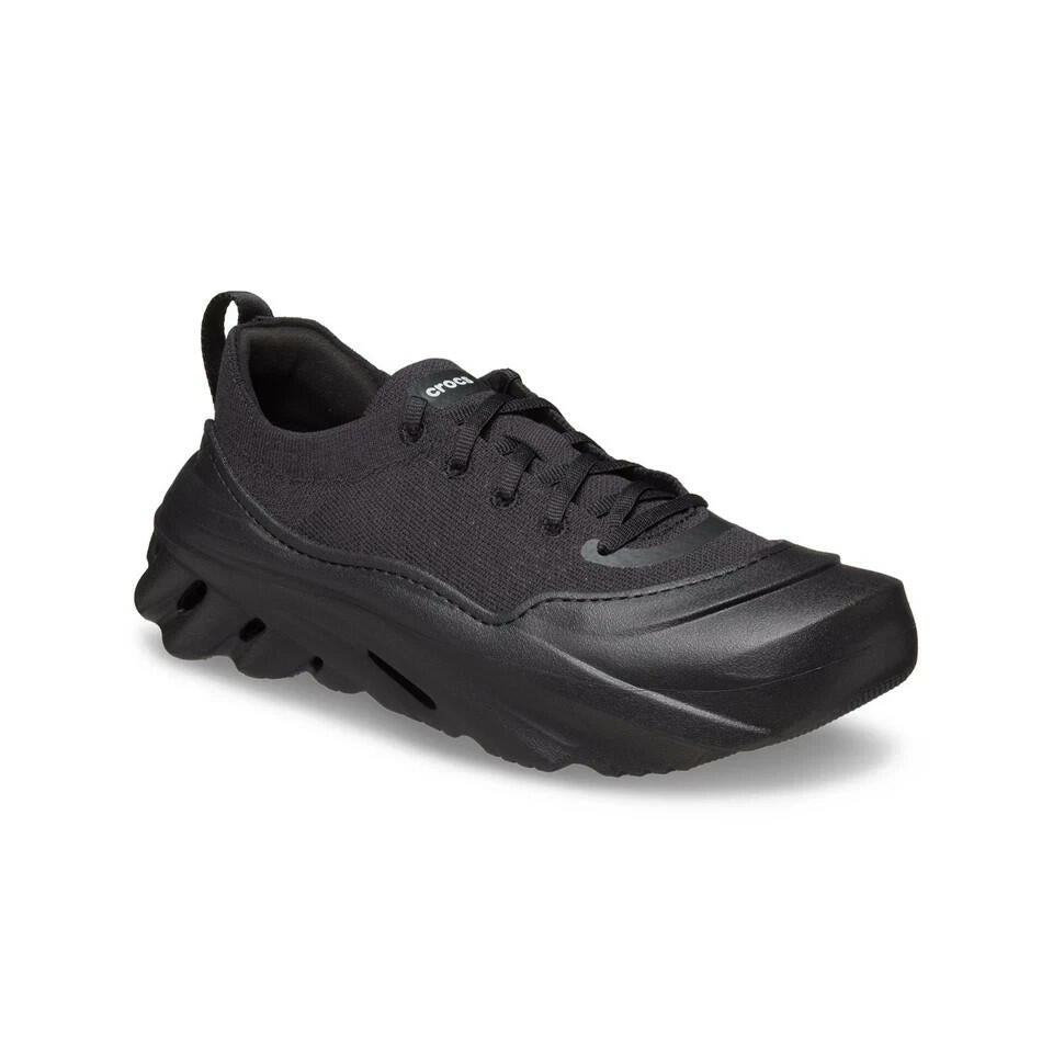 Unisex CROCS MENS ECHO SURGE TRUFFLE /MULTI SLIP ON SHOES black