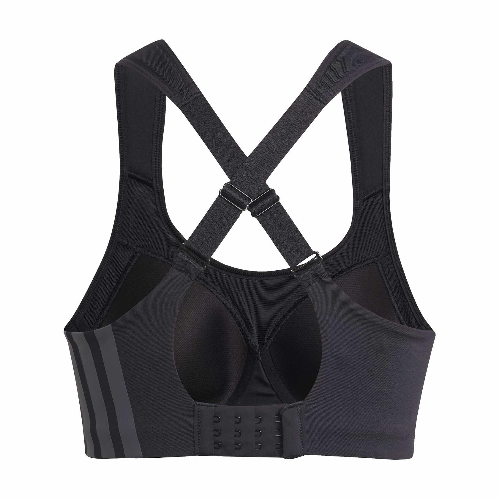 Adidas Women's TLRD Impact High-Support Training Bra, Black