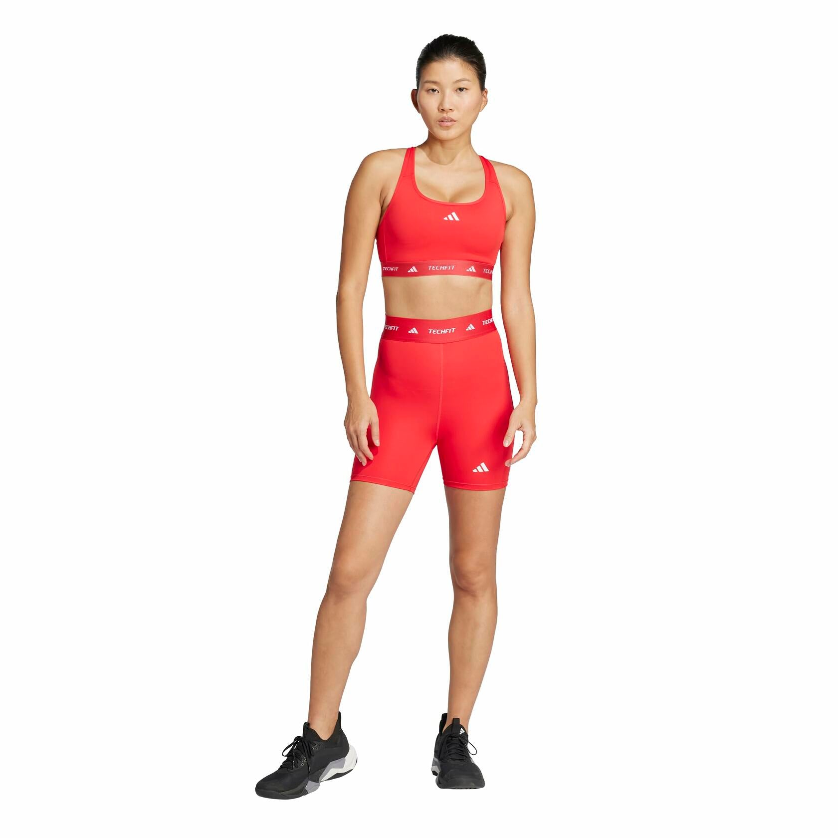 Adidas Women's Techfit Training Bra, Pure Ruby