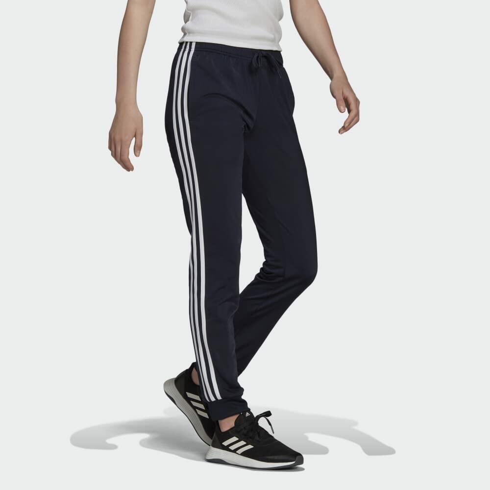 adidas Women's Plus Size Essentials Fleece Tapered Cuff Pants, Legend Ink, 3X