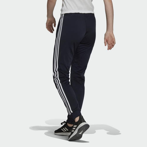 adidas Women's Plus Size Essentials Fleece Tapered Cuff Pants, Legend Ink, 3X