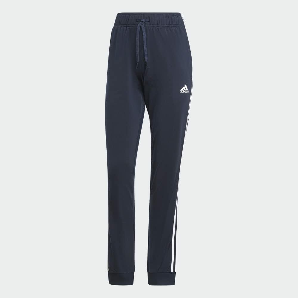 adidas Women's Plus Size Essentials Fleece Tapered Cuff Pants, Legend Ink, 3X