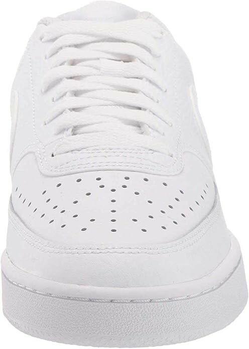 Nike Women's Women's Nike Court Vision Low Shoe, White/White-White, 7.5 Regular US