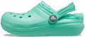 Crocs Kids' Classic Lined Clog | Kids' Slippers, Pistachio, 2 Little Kid