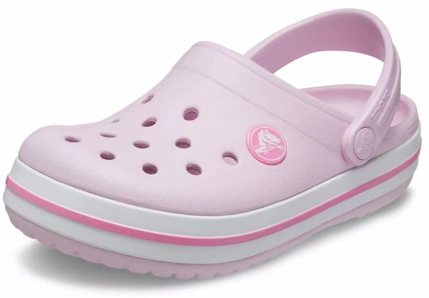 Crocs Kids' Crocband Clog, Violet/Pool, 3 Little Kid