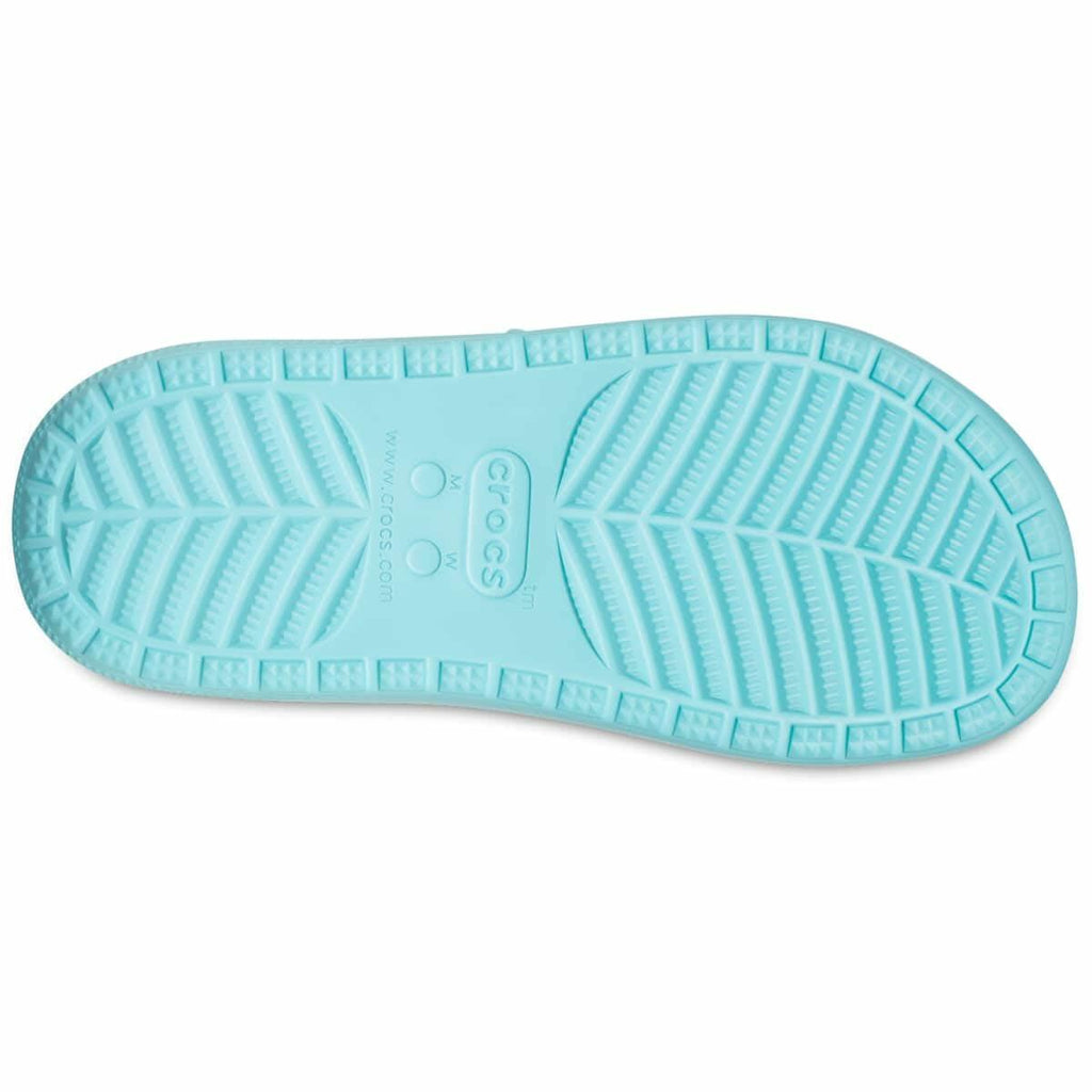 Crocs Unisex-Adult Classic Cozzzy Sandals, Fuzzy Slippers and Slides, mint green