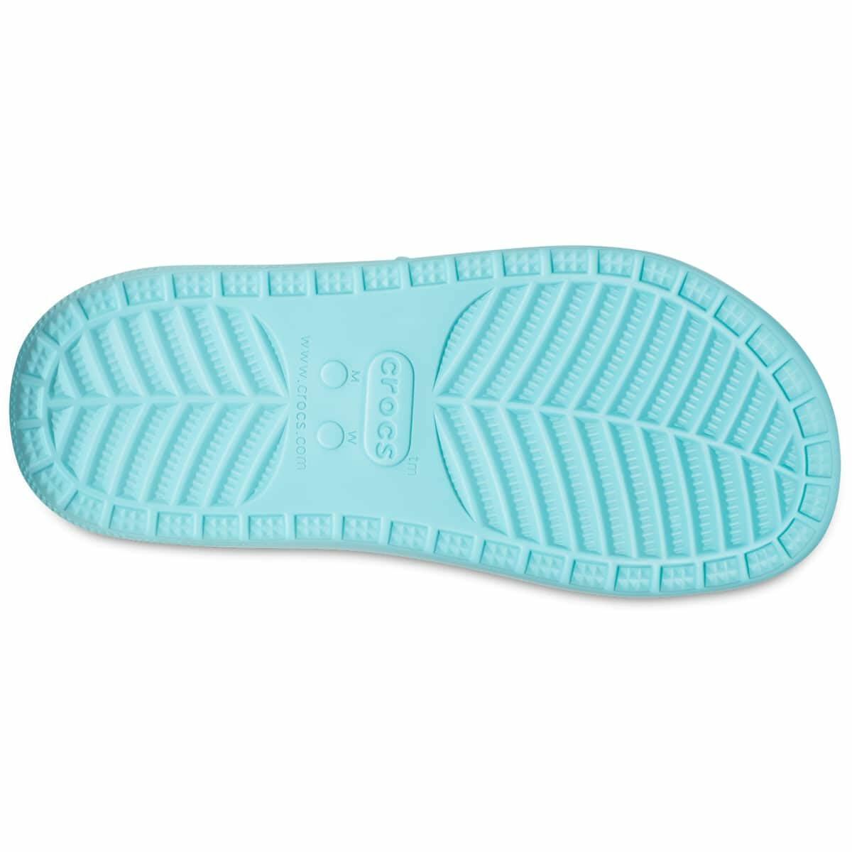 Crocs Unisex-Adult Classic Cozzzy Sandals, Fuzzy Slippers and Slides, mint green