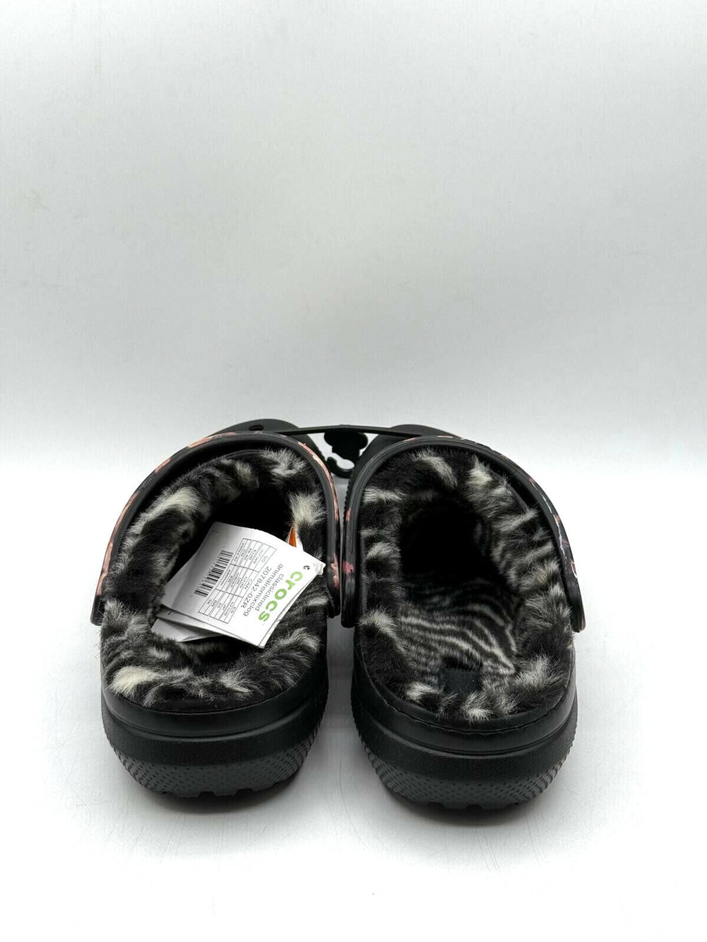Crocs Classic Lined Animal Print Clog Black/Multi Animal Remix  UNISEX