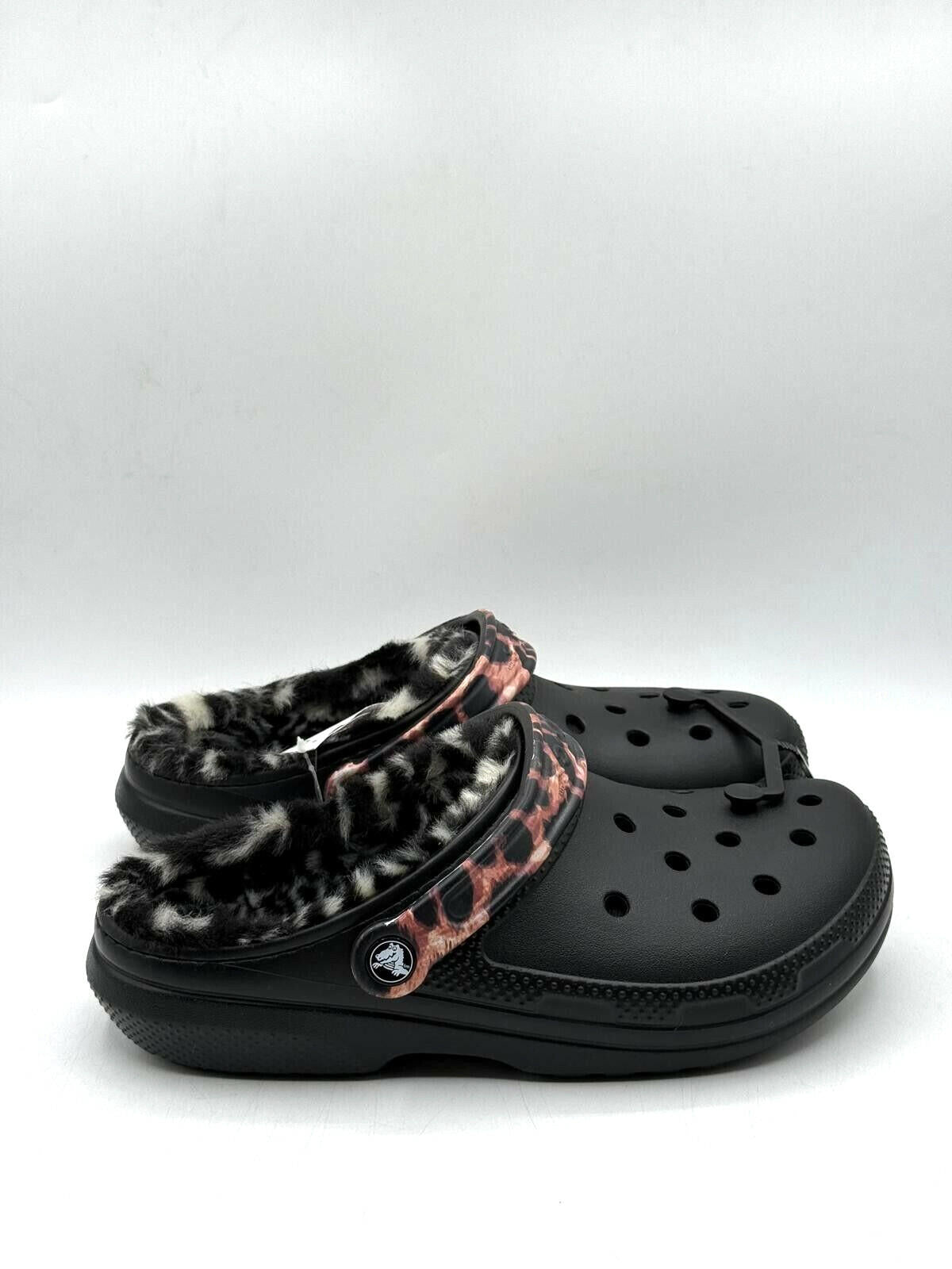 Crocs Classic Lined Animal Print Clog Black/Multi Animal Remix  UNISEX