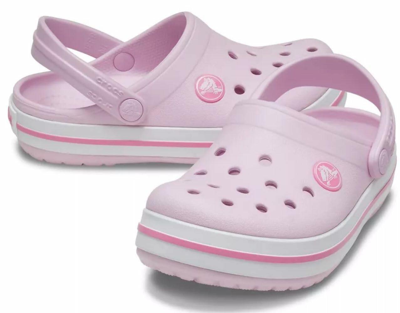 Crocs Kids' Crocband Clog, Violet/Pool, 3 Little Kid
