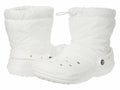 Crocs Men's and Women's Classic Lined Neo Puff Boot | Winter Boots, White/White