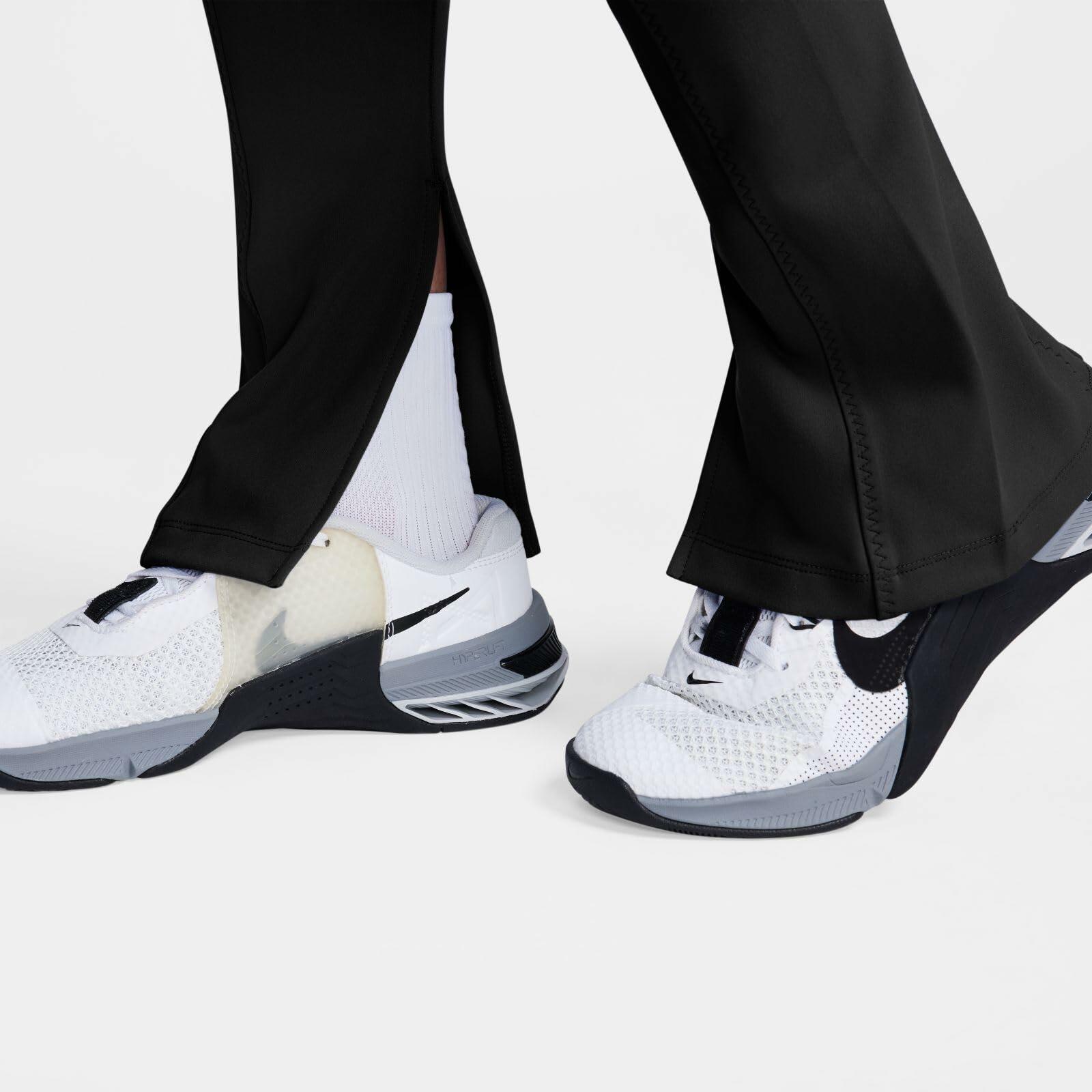 Nike One Women's High-Waisted Full-Length Split-Hem Leggings (FN4148-010, Black) Size Small
