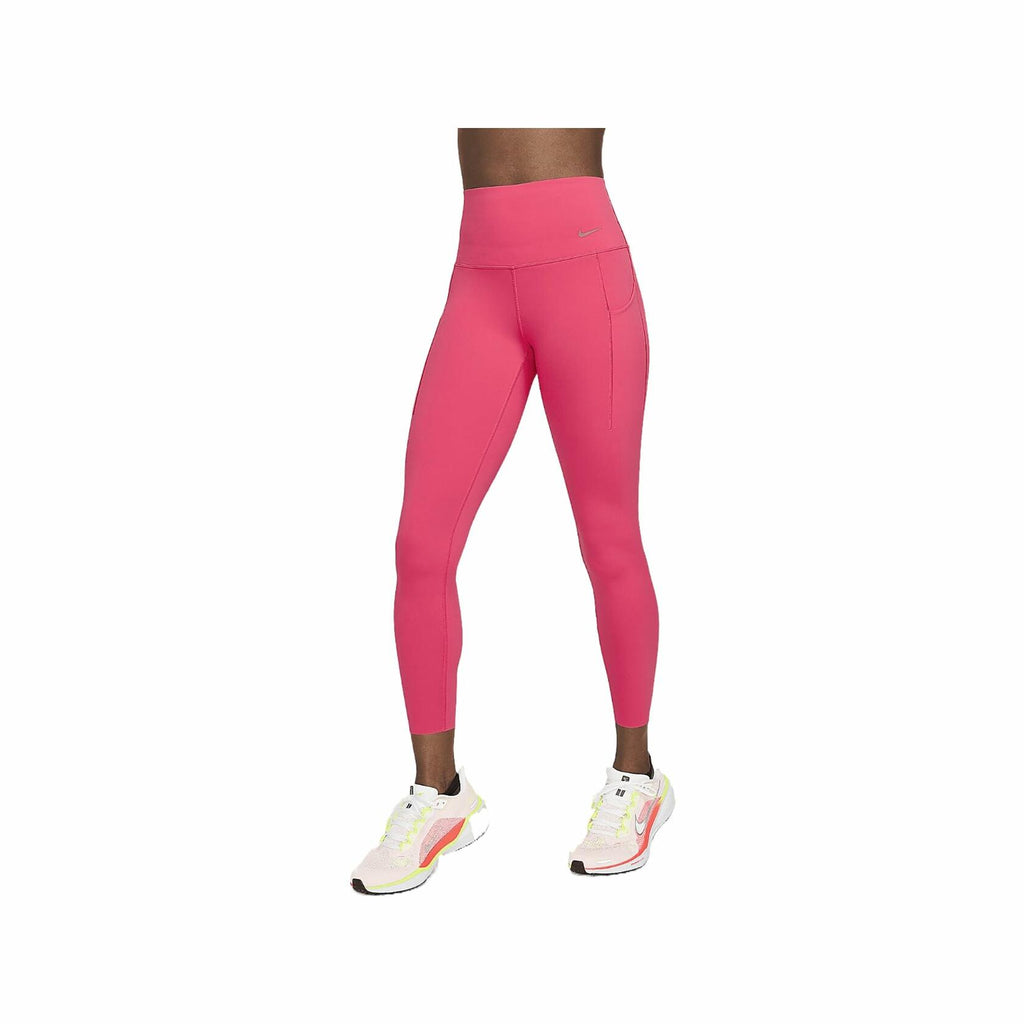 Nike Universa Women's Medium-Support High-Waisted 7/8 Leggings with Pockets (DQ5897-629, Aster Pink/Black) Size X-Small, s, l