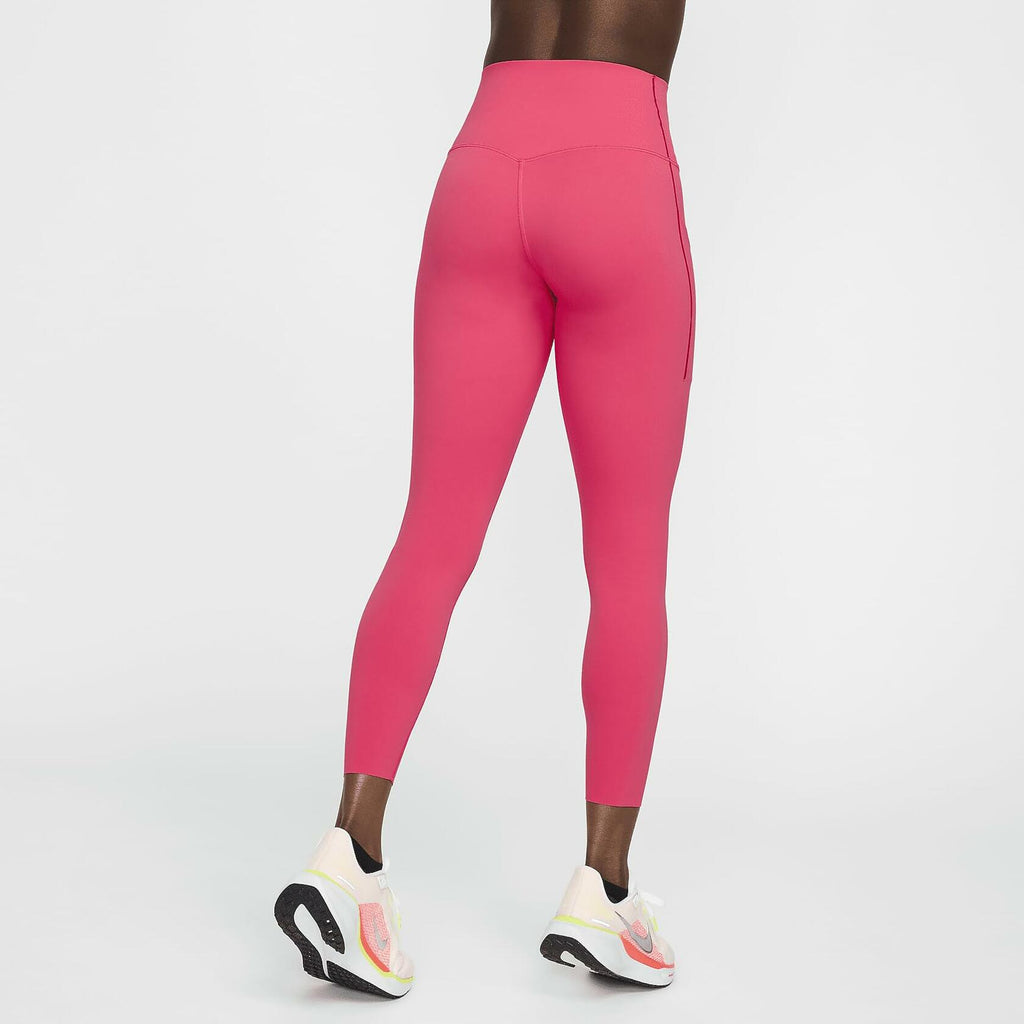 Nike Universa Women's Medium-Support High-Waisted 7/8 Leggings with Pockets (DQ5897-629, Aster Pink/Black) Size X-Small, s, l