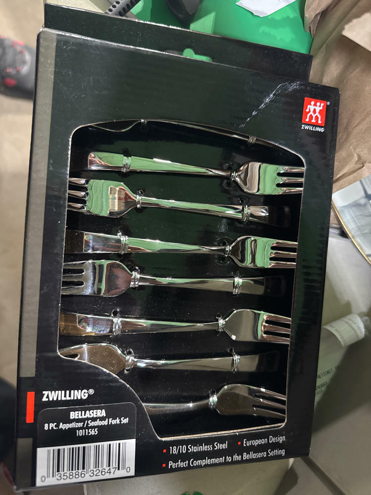 ZWILLING J.A. Henckels Bellasera 8-pc 18/10 Stainless Steel Seafood Fork Set