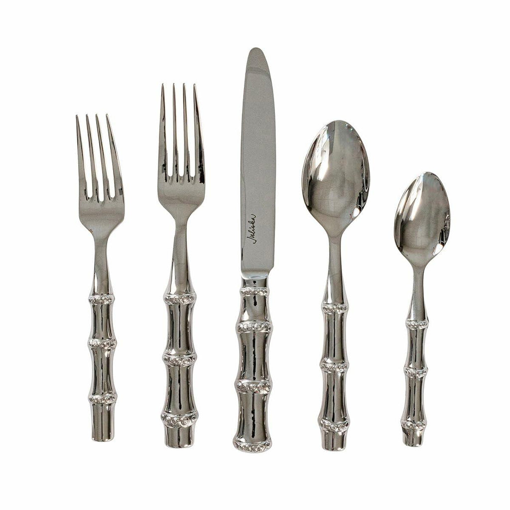 Bamboo Place Settings (Polished, 5pc) new in box