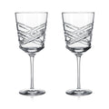 Waterford Mastercraft Aran Red Wine Glass Pair authentic new in box