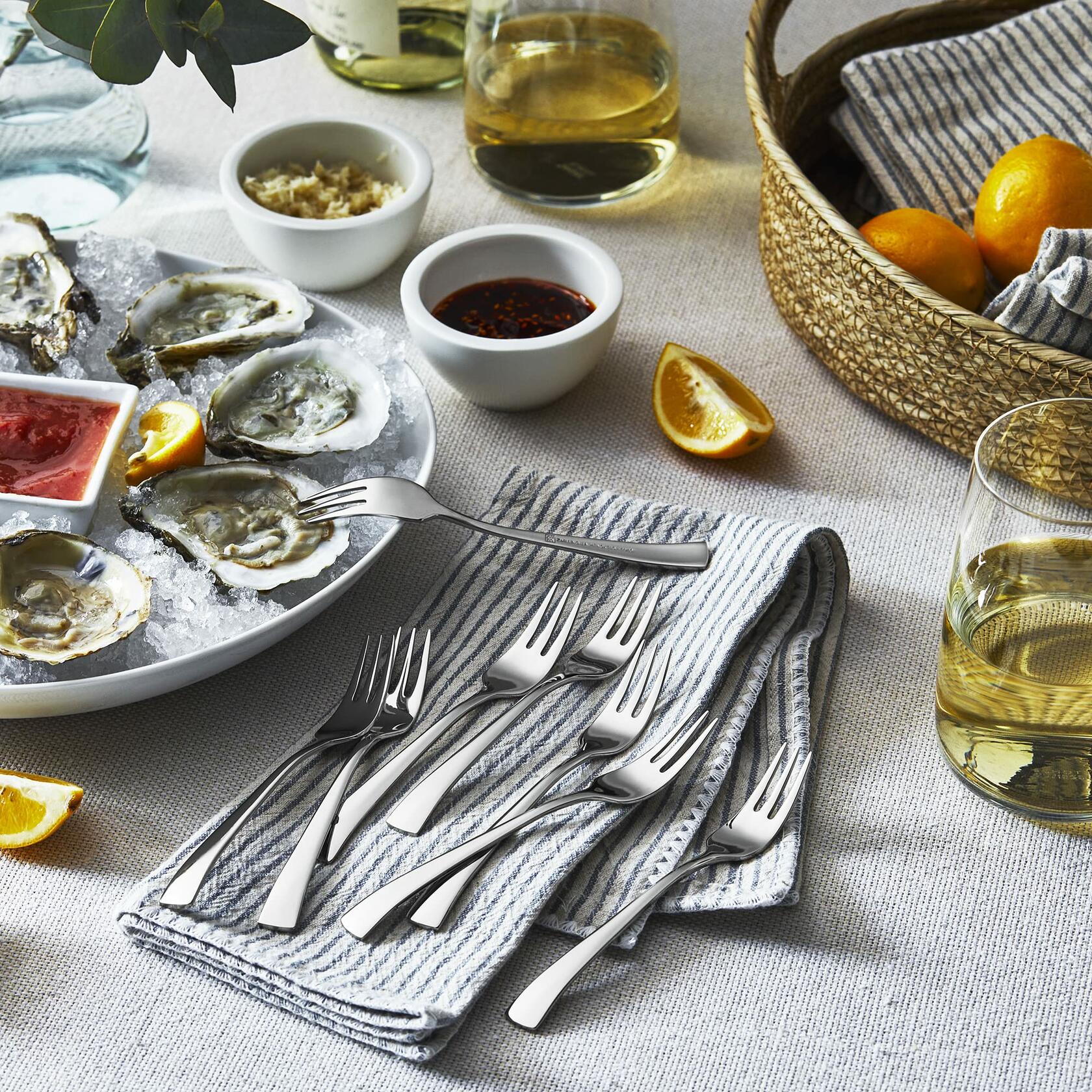 ZWILLING J.A. Henckels Bellasera 8-pc 18/10 Stainless Steel Seafood Fork Set