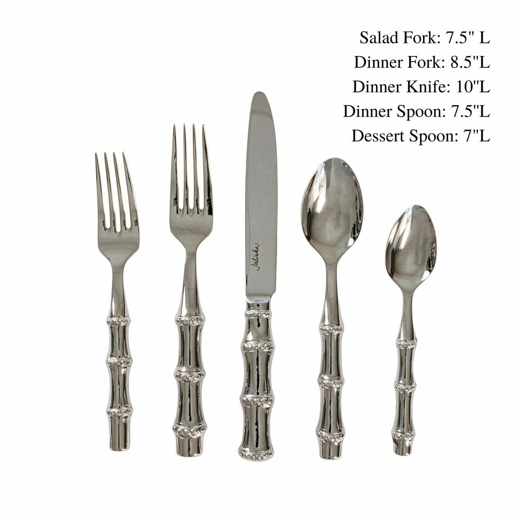 Bamboo Place Settings (Polished, 5pc) new in box