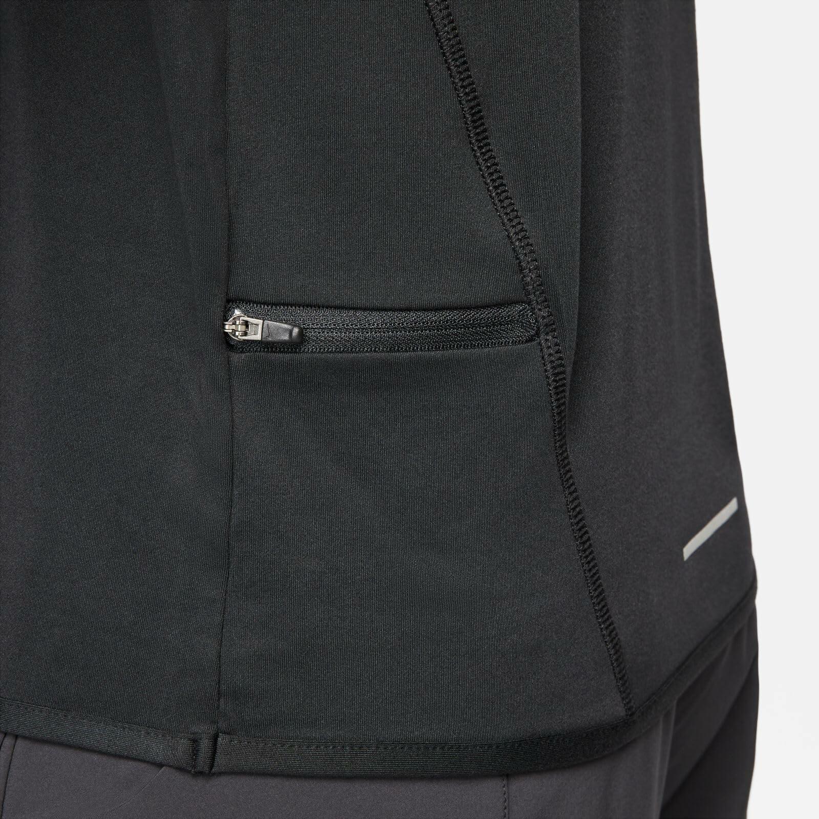 Nike Dri-FIT Swift Element UV Women's Crew-Neck Running Top (Black) Size X-Large