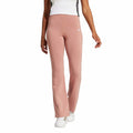 Adidas Womens Small Logo Single Jersey Flare Sportswear Leggings, Warm Clay/White, Medium