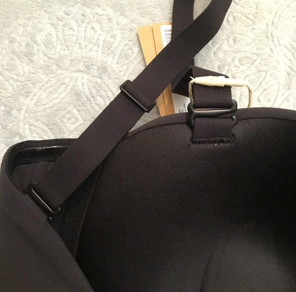 SKIMS Fits Everybody Strapless Wired Bra  NWT BLACK AND NUDE