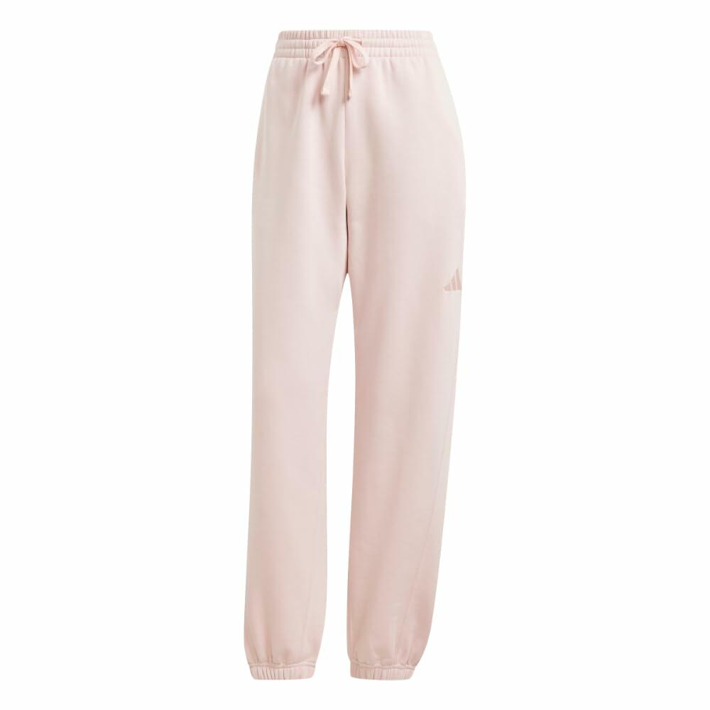 Adidas Women's All SZN Fleece Loose Pants, Sandy Pink, Small