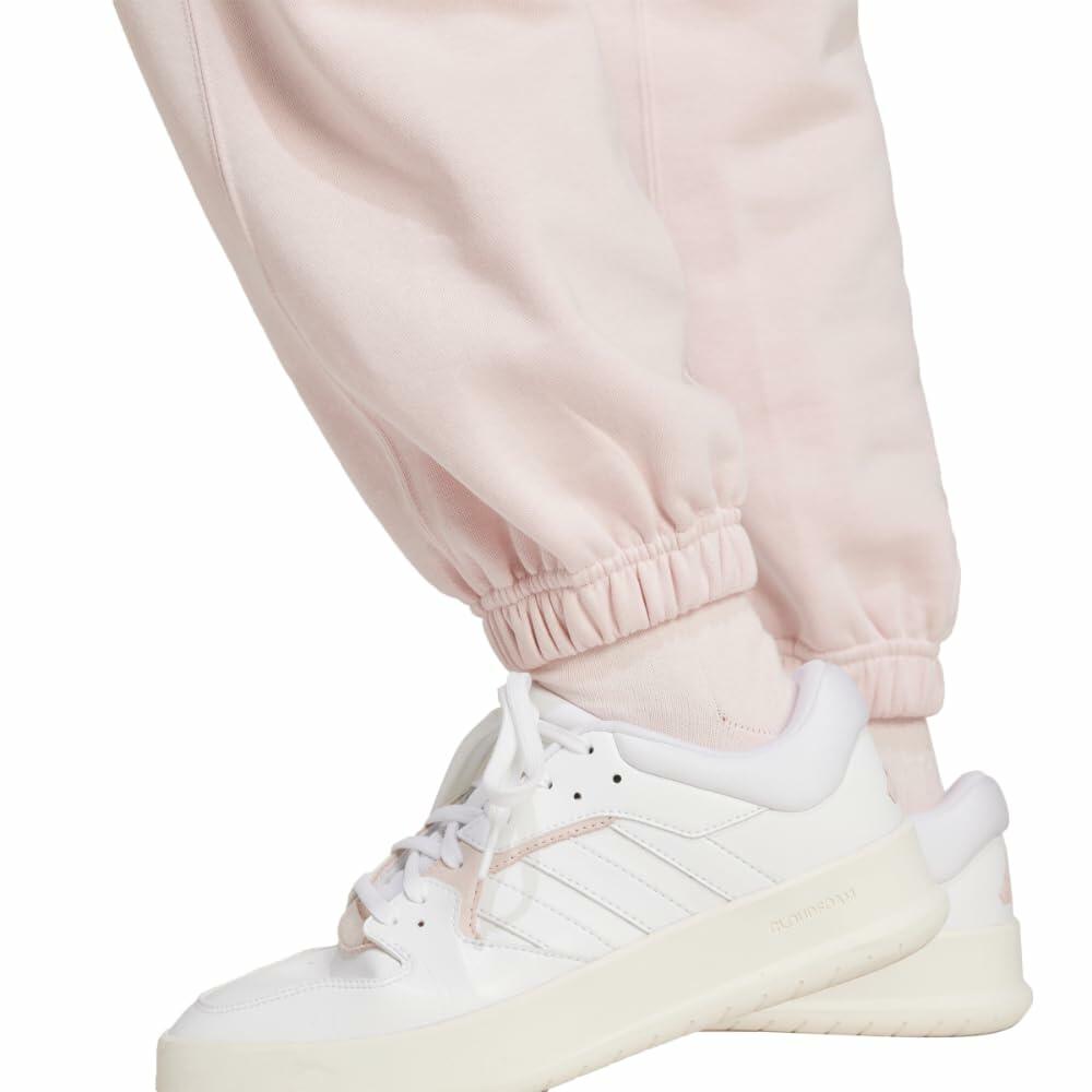 Adidas Women's All SZN Fleece Loose Pants, Sandy Pink, Small