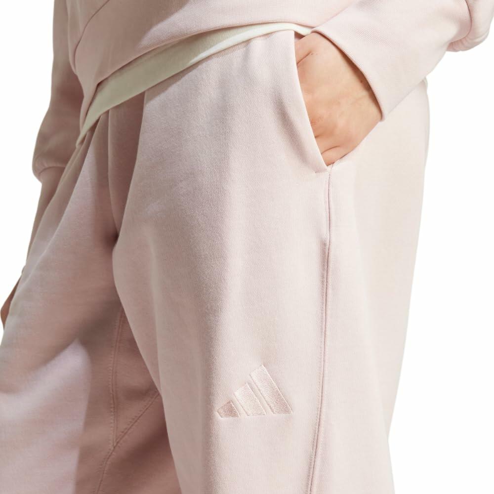 Adidas Women's All SZN Fleece Loose Pants, Sandy Pink, Small