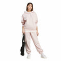 Adidas Women's All SZN Fleece Loose Pants, Sandy Pink, Small