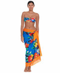 Lauren Ralph Lauren Women's Pareo Cover-Up Skirt (Bold Abstract, One Size)