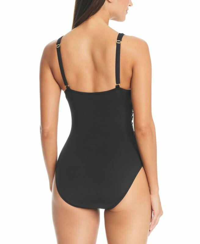 Bleu Rod Beattie Women's Molded-Cup One-Piece Swimsuit (Black, 10)