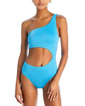 Aqua Swim Cutout One Shoulder One Piece Swimsuit - 100% Exclusive