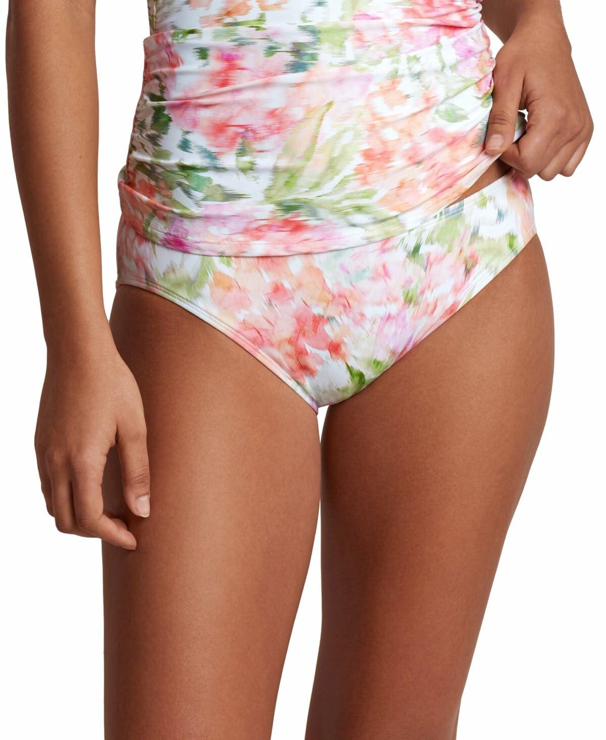 Floral-Print Women's Bikini Bottoms by Lauren Ralph Lauren size 4