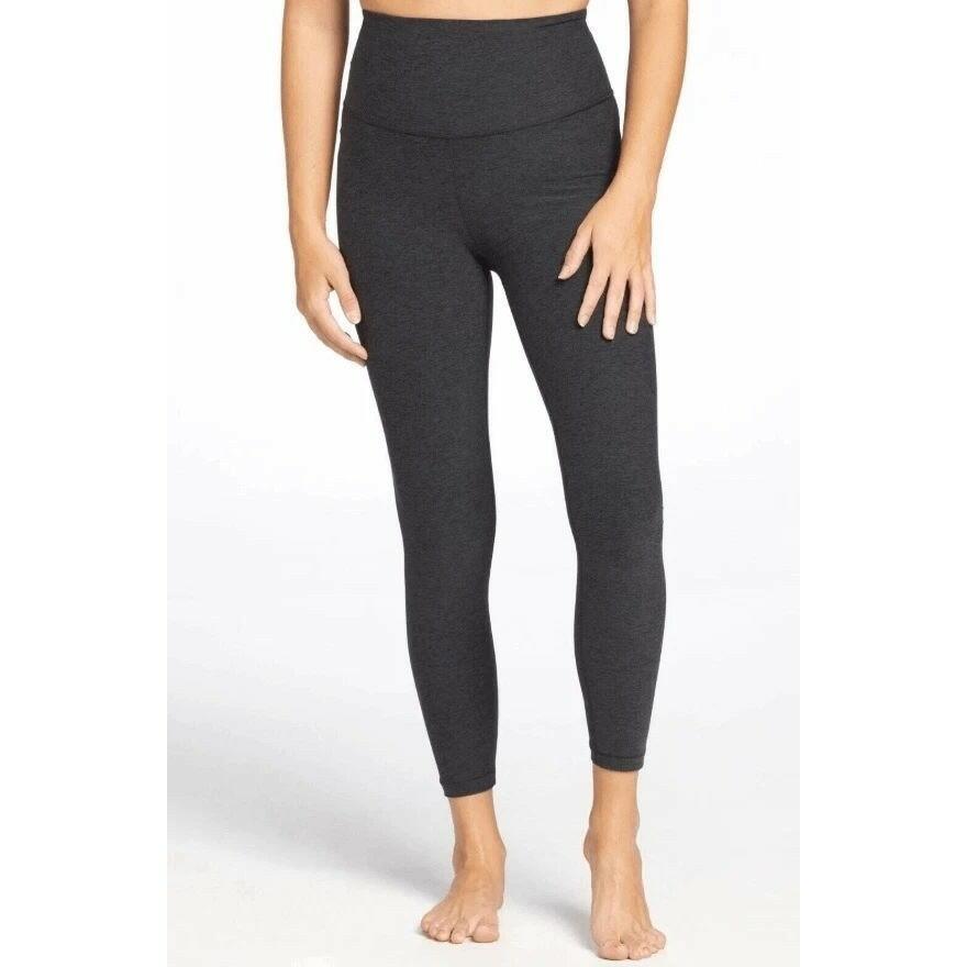 Calia Lustralux 7/8 Legging Pure Black Pull On Stretch Women's NWT