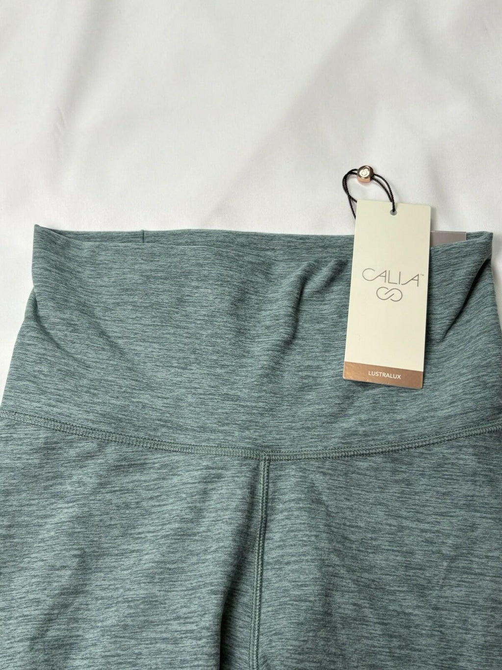 Calia Lustralux 7/8 Legging Pure Black Pull On Stretch Women's NWT
