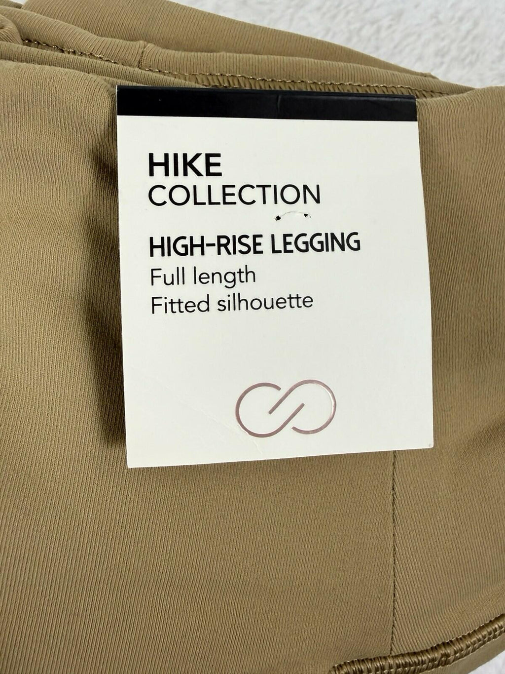 Calia Leggings High Rise Full Length Hike Tan Brown Pockets Workout Women New