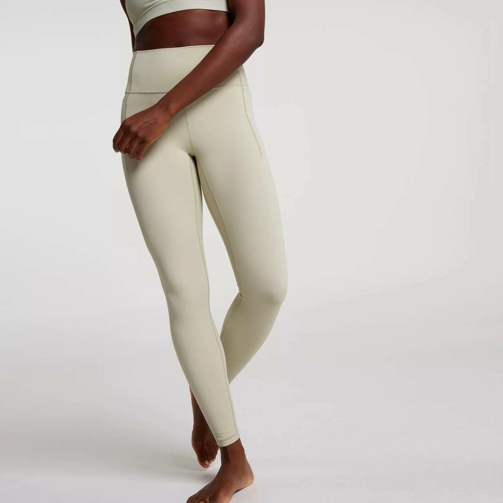 CALIA Inspire High Rise 7/8 Legging Womens Soft Green UPF 50+ new