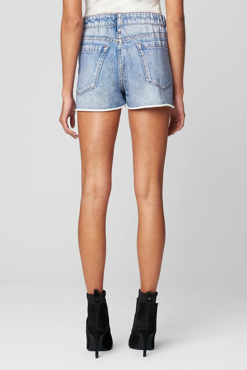 [BLANKNYC] Womens Luxury Clothing French Terry Printed Denim Short, Comfortable & Stylish, Yes Please new