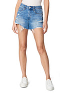 BLANKNYC Barrow Distressed Denim Cutoff Shorts in Wildflower at Nordstrom, Size 24