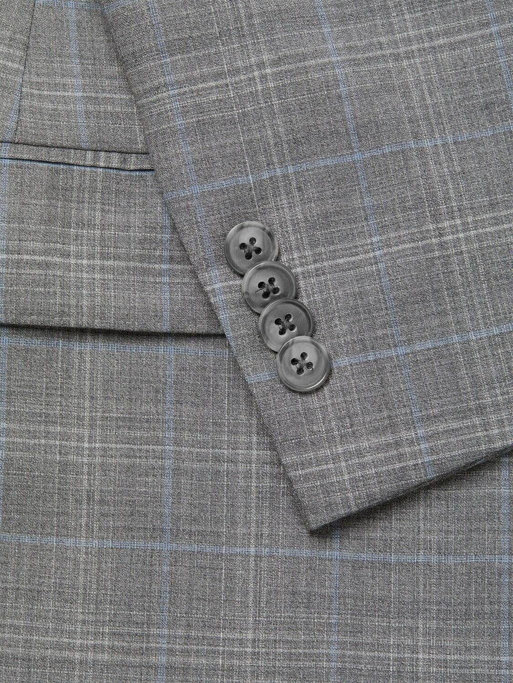 Michael Kors Mens Modern Fit Wool Plaid Suit Jacket 38 SHORT LIGHT Blue - NWT