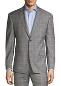 Michael Kors Mens Modern Fit Wool Plaid Suit Jacket 38 SHORT LIGHT Blue - NWT