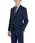 B by Brooks Brothers Big Boys Classic-Fit Stretch Suit Jacket - Blue Size 18R