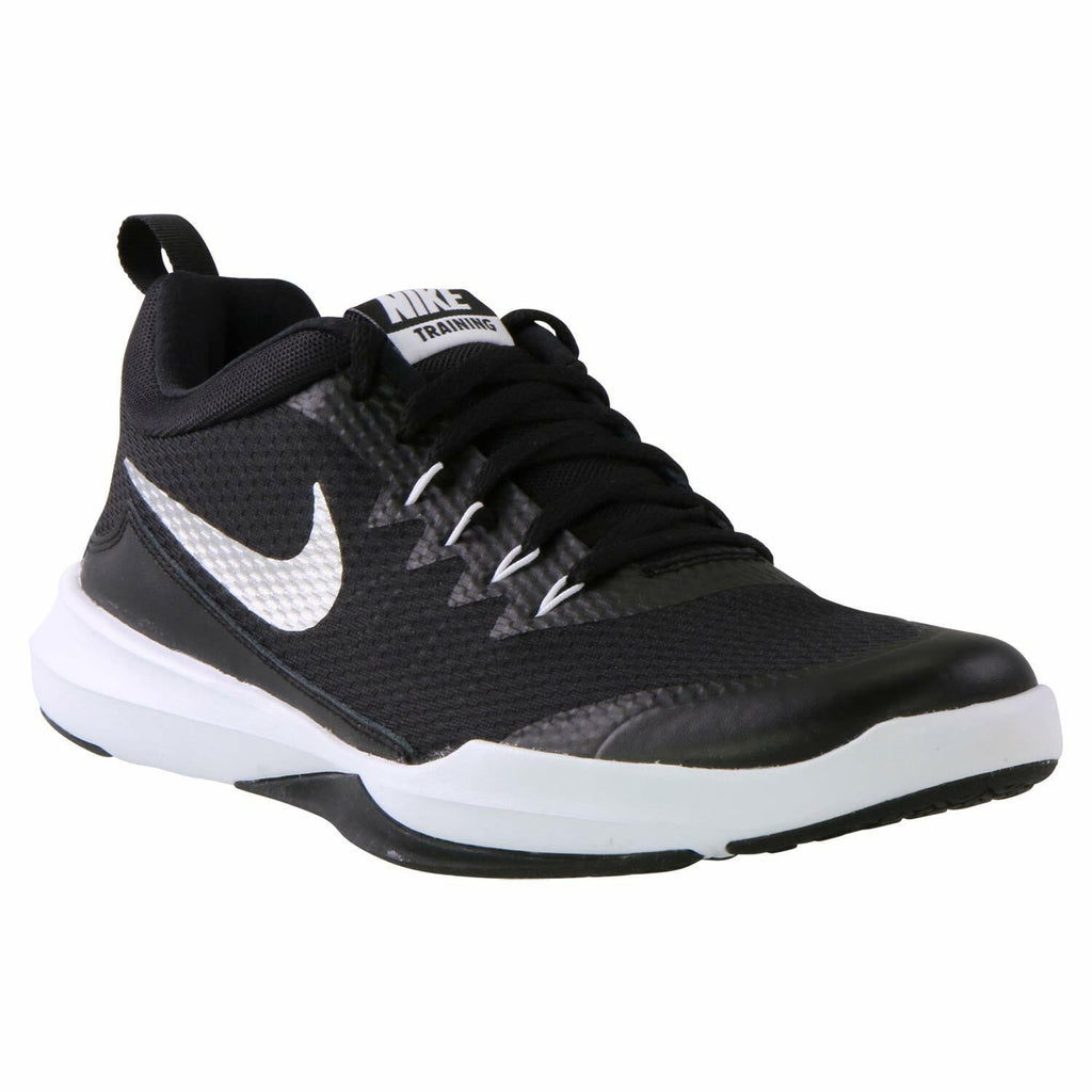 Nike Legend Trainer Men's Training/Running Shoes (9, Black/Metallic Silver-White)
