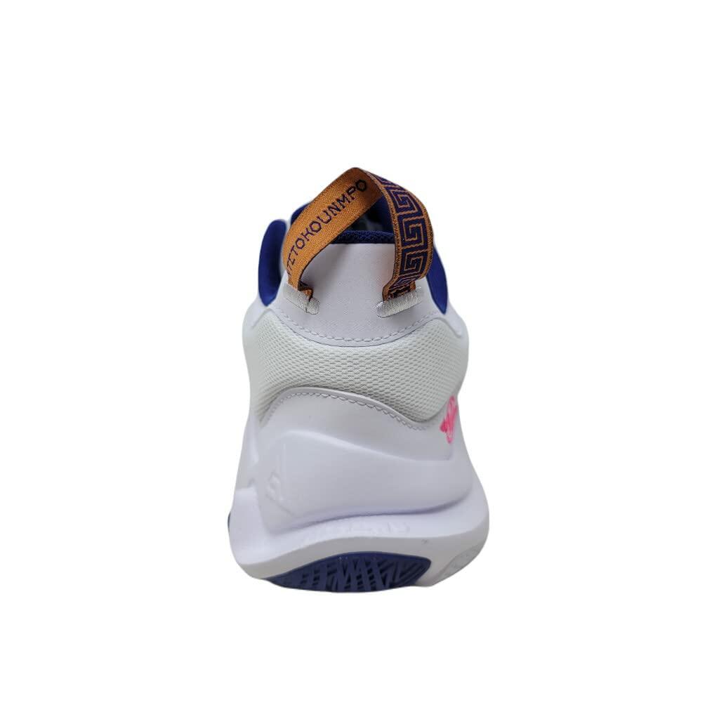 Nike Men's Giannis Immortality 2 Basketball Shoes, White/Metallic Silver, 10 used