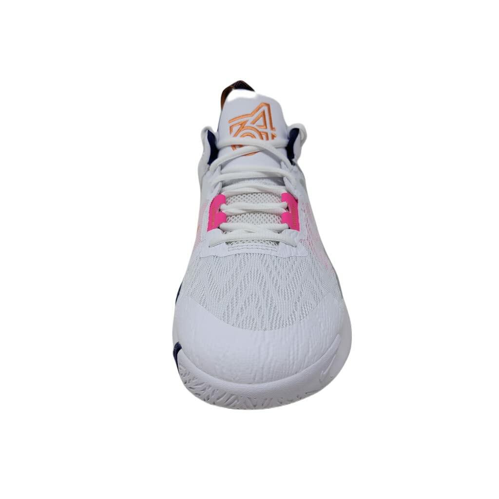 Nike Men's Giannis Immortality 2 Basketball Shoes, White/Metallic Silver, 10 used